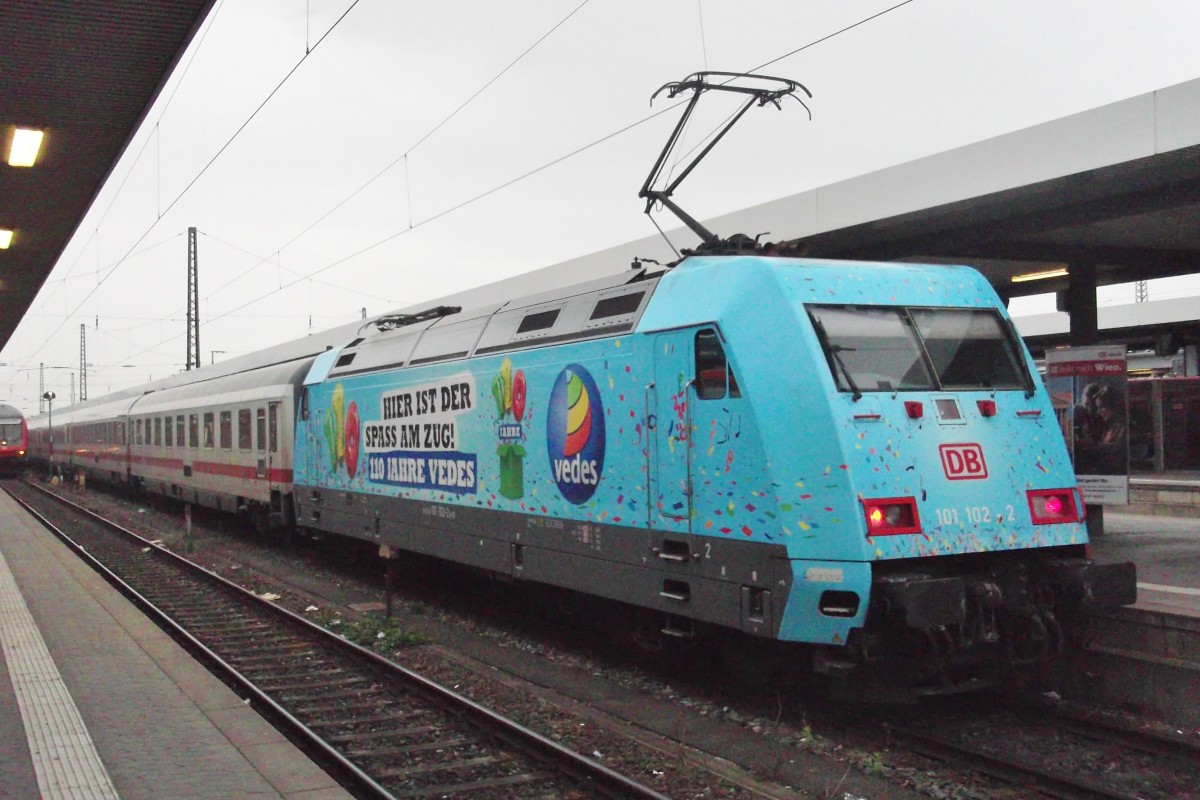 Werbelok 101 102 in Nrnberg Hbf am 15 September 2015.