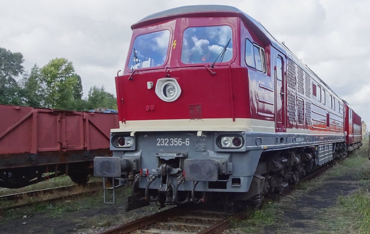 WFL 232 356 steht am 18 September 2022 ins Bw Berlin-Schöneweide.