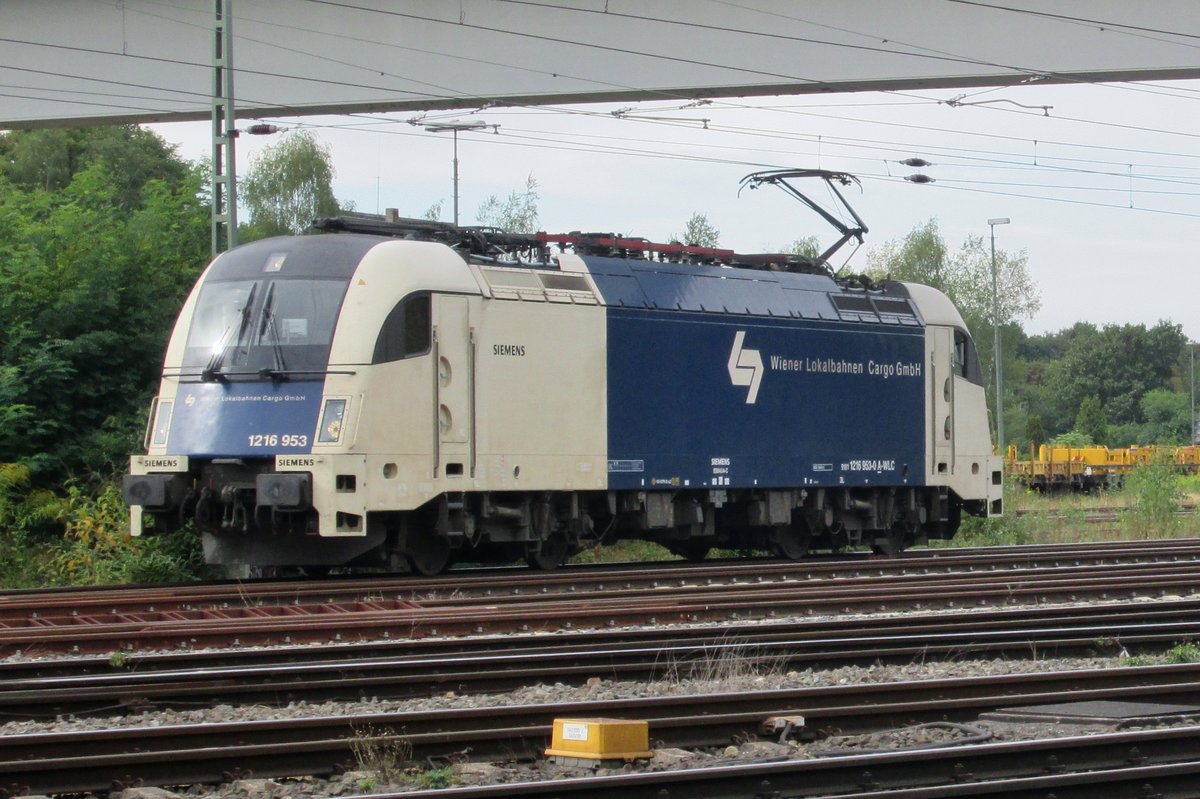 WLB 1216 953 lauft am 16 September 2016 um in Duisburg-Entenfang.