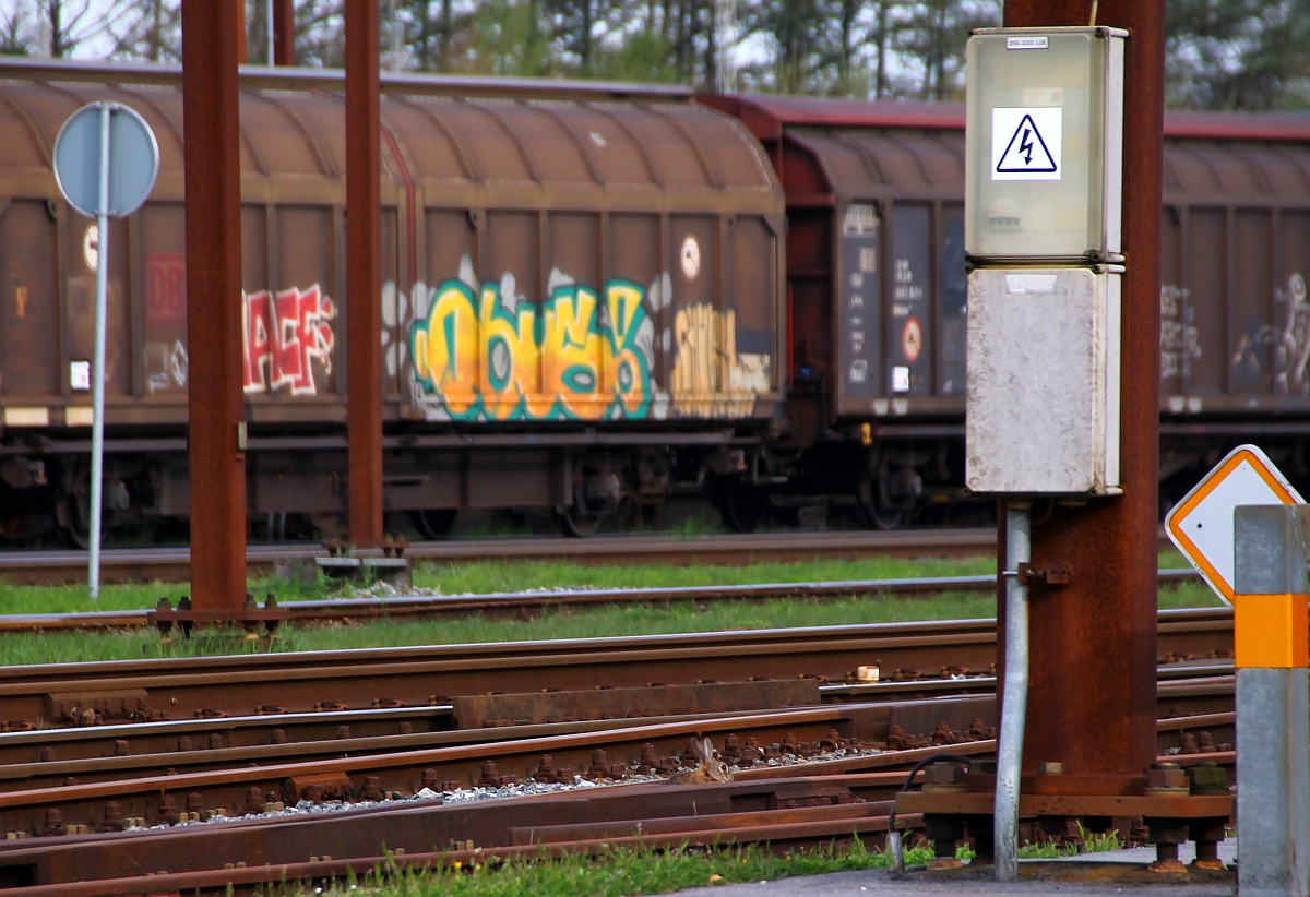 Wo ist der Osterhase????? Heute morgen in Padborg gesehen...17.04.2014