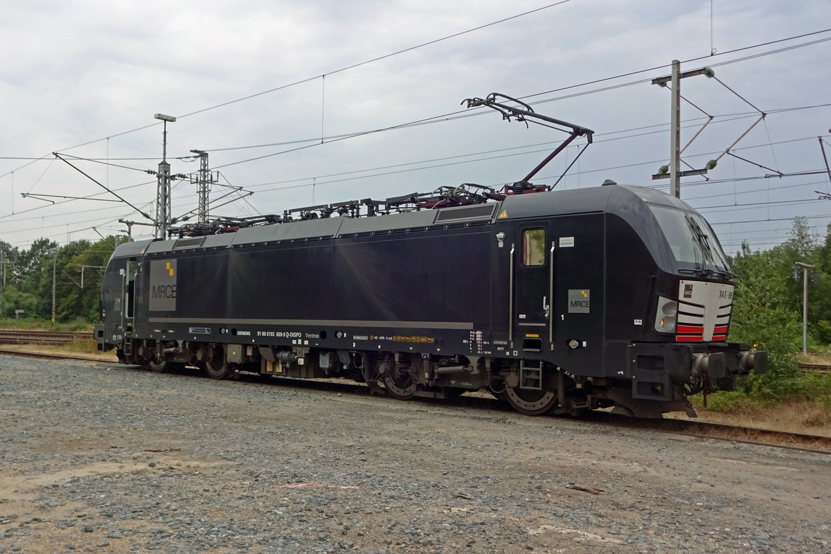 X4-669 lauft am 5 Augustus 2019 um in Bad Bentheim und bereitet sich für den Einsatz bevor den Sziget-Express 1 (Amersfoort Centraal->Budapest Keleti pu) vor. 