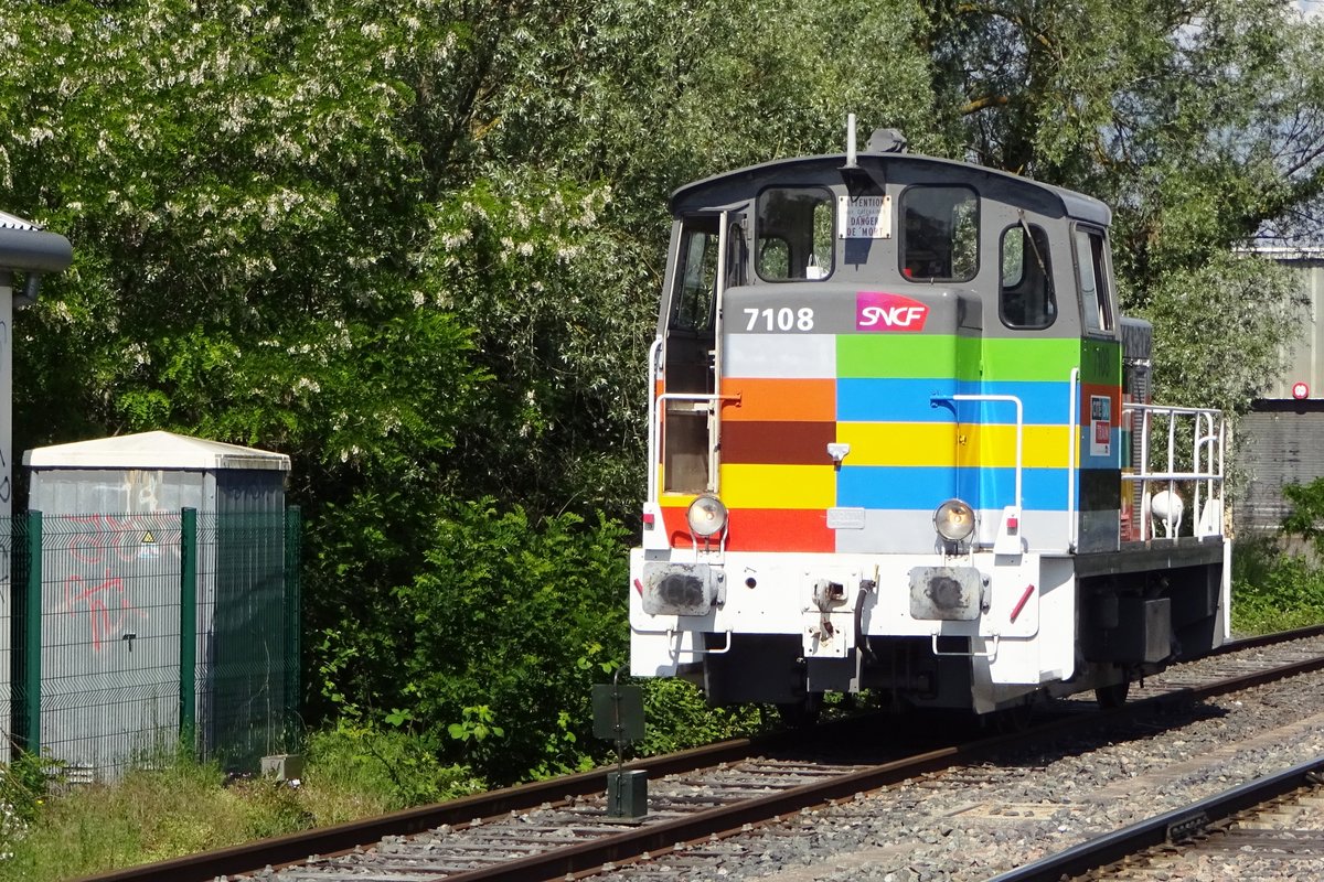 Y-7108 macht Kabinenfahrten am 30 Mai 2019 ins Cité du Train in Mulhouse.