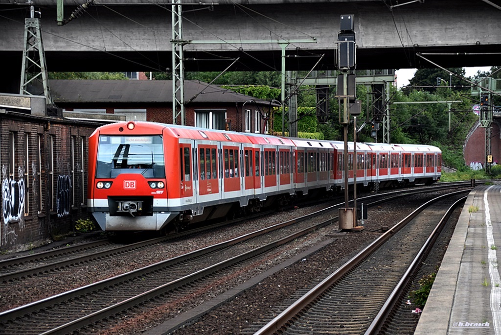 zwei einheiten der baureihe 474 fuhren zum wenden,richtung rbf hh-harburg,05.08.16