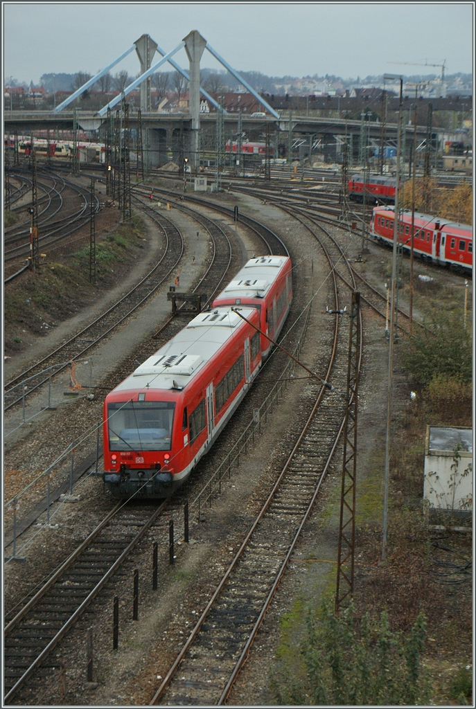 Zwei VT 605 erreichen Ulm.
29. Nov. 2013