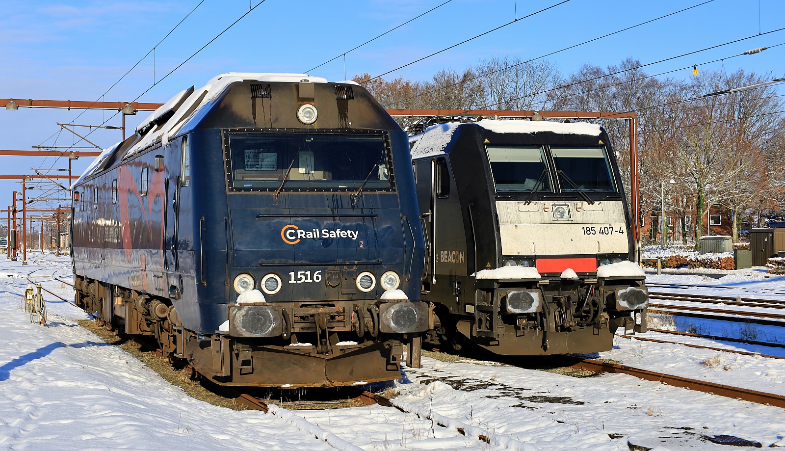 BRLL i.E fr TXL 185 407-4 und NRFAB/RailSafety TME 1516-0 Pattburg/DK 02.12.2023