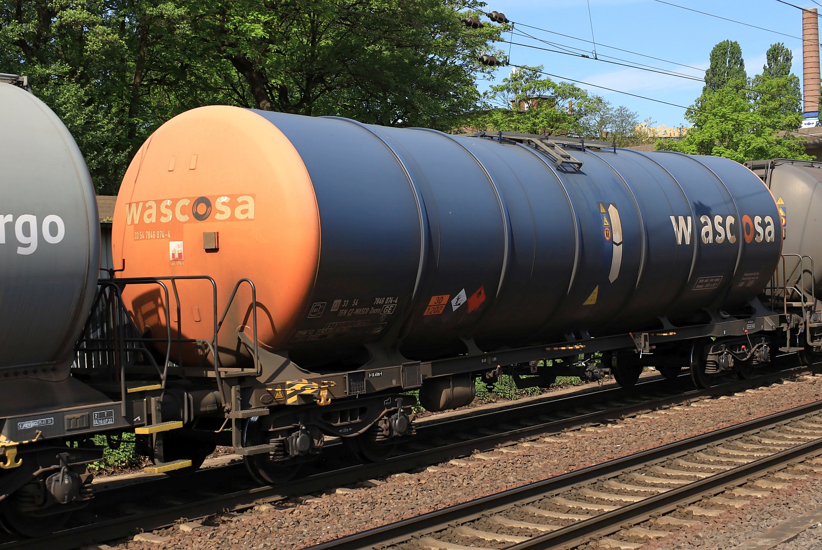 CZ-WASCO 33 54 7846 074-4 Gattung Zacns Volumen 90500l beladen mit 30/1202 Dieselkraftstoff, Gas- oder Heizungsöl. HH-Harburg 04.05.2024