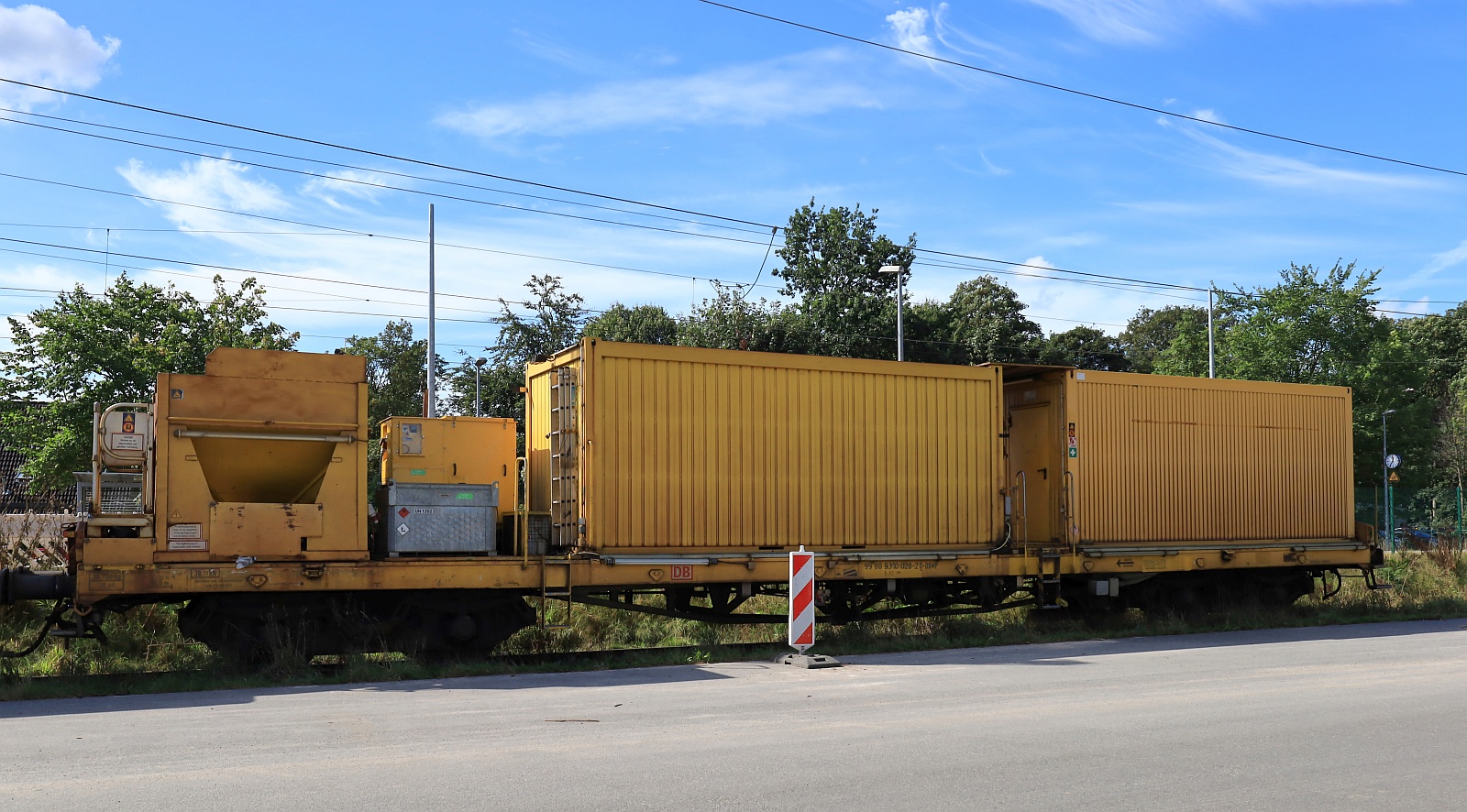 D-DBMP 99 80 9310 028-2 Gattung BA 233 Materialwagen. Jübek 07.09.2025 D-DBMP 99 80 9310 028-2 Gattung BA 233 Materialwagen. Jübek 07.09.2025