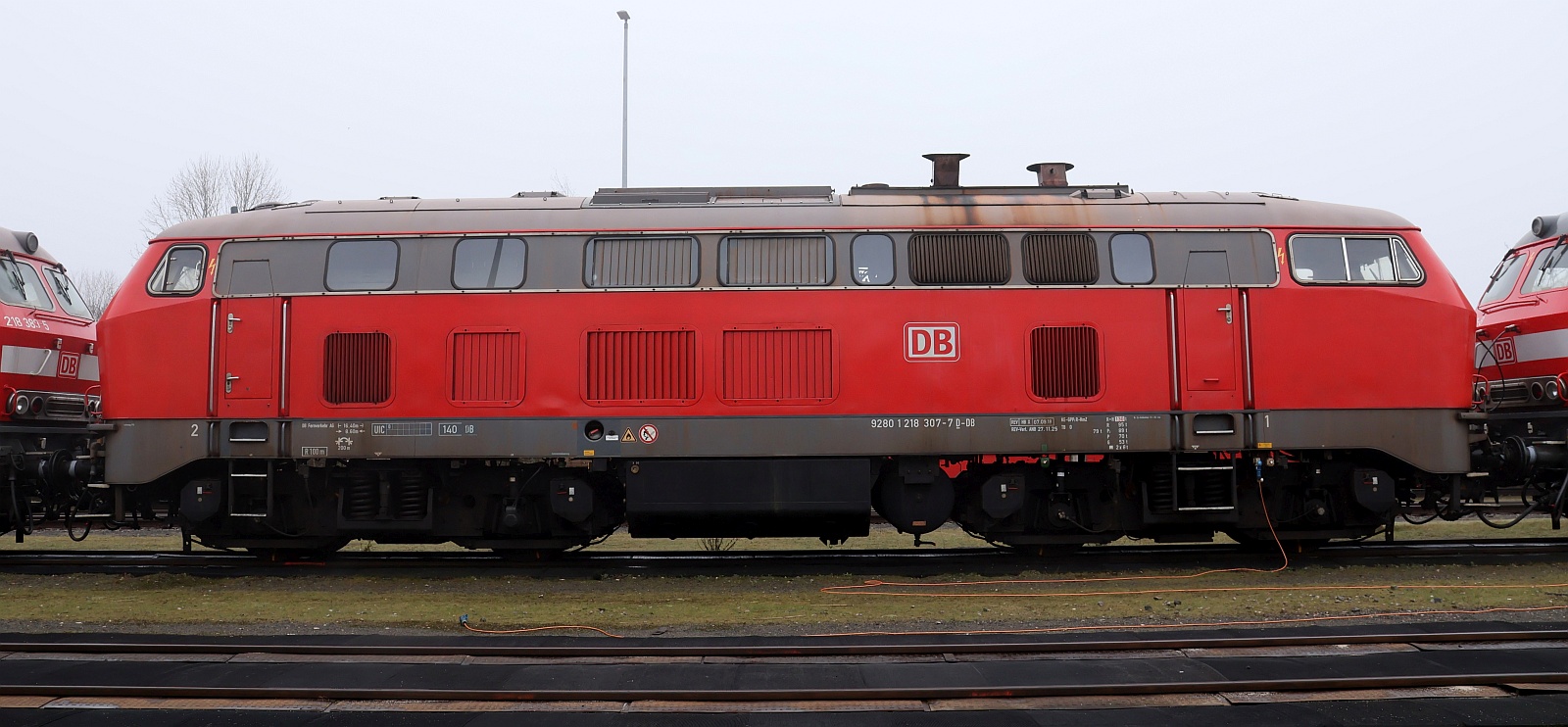 DB 218 307-7, REV/HB X/07.09.18, Verl/ANB/27.11.25. Niebüll 01.03.2025