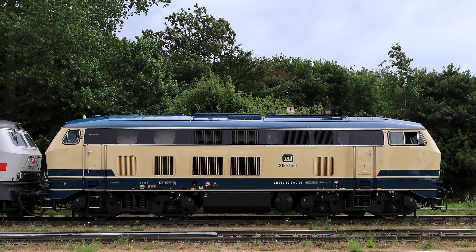 DB 218 315-0, REV/BCS X/25.02.25. Niebüll 15.07.2025 DB 218 315-0, REV/BCS X/25.02.25. Niebüll 15.07.2025