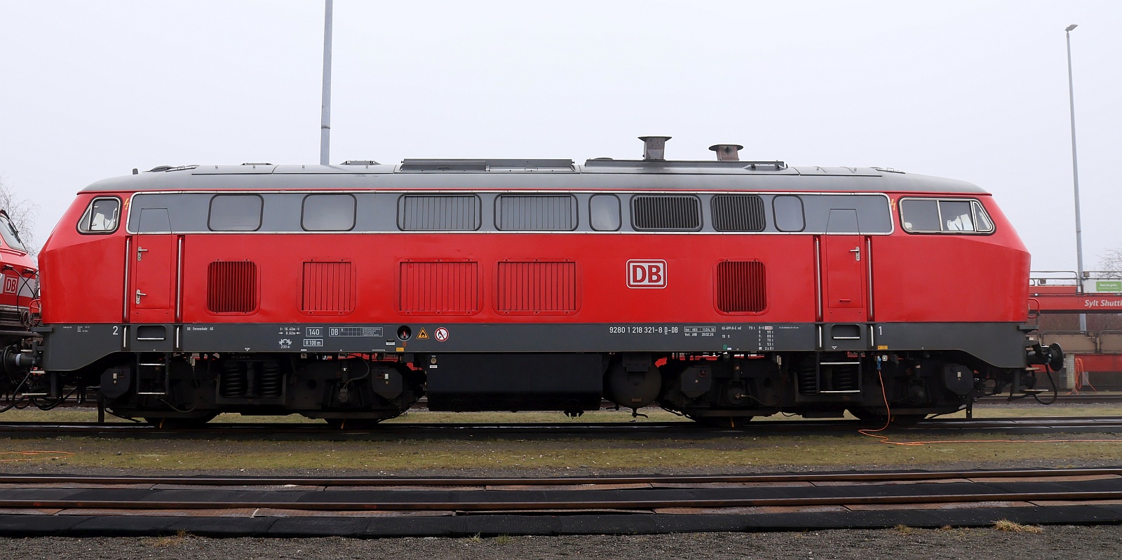 DB 218 321-8, REV/HB X/11.04.18, Verl/ANB/28.02.26. Niebüll 01.03.2025