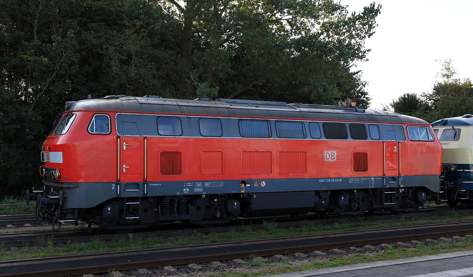 DB 218 379-6 REV/BCS X/24.03.25 Niebüll 07.09.2025 DB 218 379-6 REV/BCS X/24.03.25 Niebüll 07.09.2025