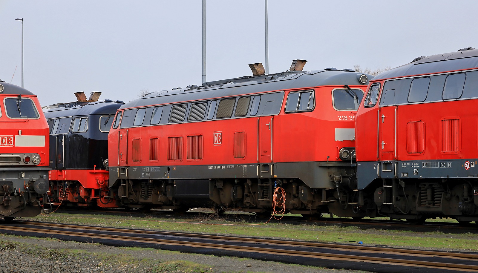 DB 218 390-3, REV/BCS X/23.04.19, Bw Niebüll 23.01.2024