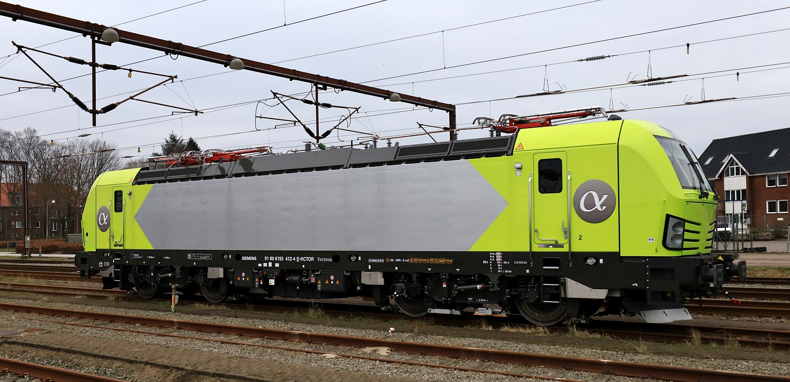 Frisch aus München im Norden angekommen. ATLU 91 80 6193 412-4 D-HCTOR, REV/MMAL/10.01.24. Pattburg/DK 01.03.2024 I