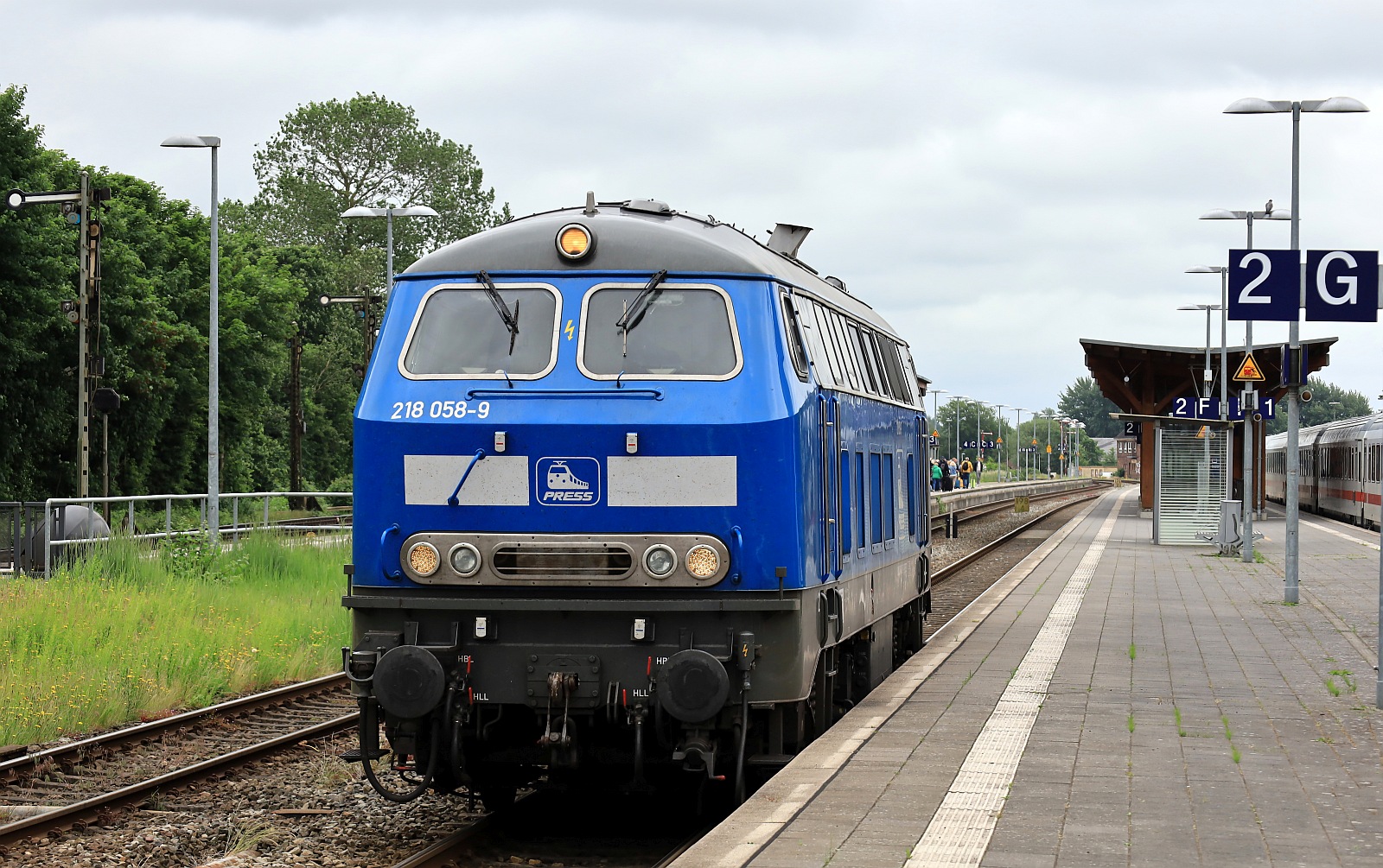 PRESS 218 058-9 oder 218 412-5 in Niebll. 03.06.2024