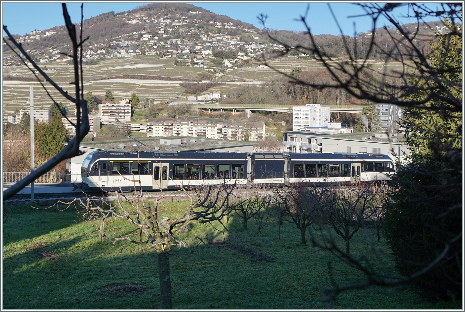 Weit schwieriger als gedacht entpuppte sich in Vevey Vignerons das Fotografieren der Züge, wie dieses Bild des nach Vevey fahrenden ABeh 2/6  Blonay  zeigt. 

7. Jan. 2023