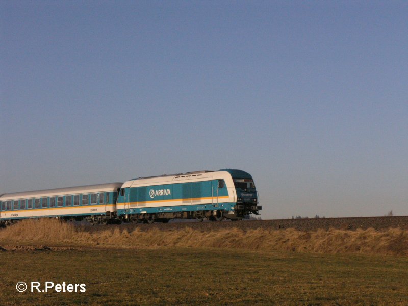 223 071 zieht ein Alex nach Mnchen bei Oberteich. 20.12.07