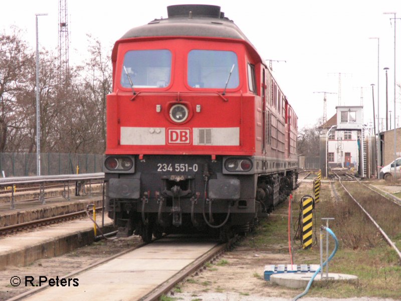 234 551-0 steht in Frankfurt/Oder abgestellt. 07.02.08