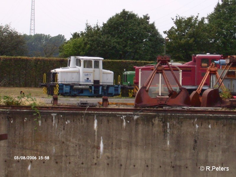 Lok 1 der TMH auf dem Gelnde der Stadtwerke Dsseldorf. 03.08.06