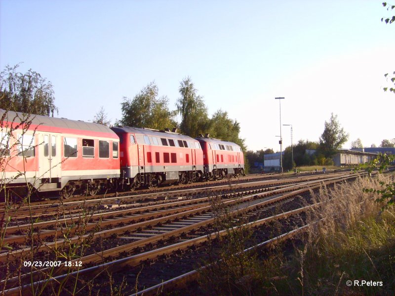 Nachschuss von den RE in Markredwitz