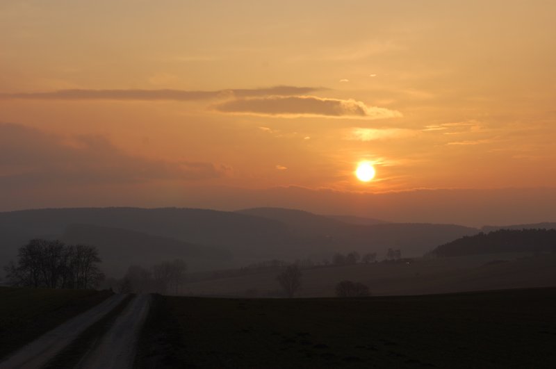 Sonnenaufgang am 01.04.2009 bei Ehenfeld