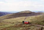 Die Lokomotiven von 1895/96 (SLM Winterthur) für die Snowdon Mountain Railway / Rheilffordd yr Wyddfa: Lok 3 mit ihrem Wagen im Aufstieg im unteren Streckenteil. 21.Juli 1974 