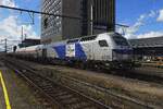 Europorte 4016 zieht ein Gaskesselwagenzug durch Gent Sint-Pieters am Freitag 5 Mai 2023.