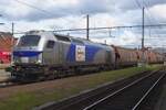 Europorte 4014 zieht ein Getreidezug durch Gent Sint-Pieters am Freitag 5 Mai 2023. Am diesen Tag passierten sogar zwei Euro4000er mit G�terz�ge durch Gent Sint-Pieters innerhalb eine halbe St�nde.