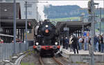 150 Jahre Emmentalbahn. 

In Malters muss 141-R-1244 erst einmal auf zwei sich kreuzende Regelzge warten. Mai 2025.