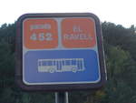 (185'443) - Bus-Haltestelle - La Massana, El Ravell - am 27.