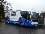 (270'775) - Aus Belgien: Roland Cycling Team - 2-AKF-543 - Irizar am 9. Januar 2025 in Murten, Roland