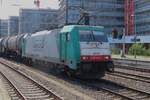 Lineas 186 346 durchfahrt am 27 Juni 2024 Aachen Hbf auf den Weg nach Köln-Eiffeltor am bahntechnisch chaotischen 27 Juni 2024.