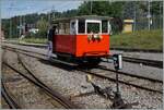 Autour de la voie ferrée / Rund um die eiserne Bahn (Herbstevent 2024) 'Le Biniou', die kleine Draisine Dm 2/2 N°3 war für mich einer der Höhepunkte bei diesem Themenwochenende, hier zu sehen in Blonay. Einerseits bewunderte ich d ...