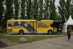 Im Gegensatz zu den fabrikneuen Bussen, die ansonsten auf der InnoTrans zu sehen waren, ist dieser Mercedes-Benz Citaro schon einige Jahre alt.