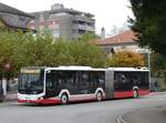 (268'859) - ASm Langenthal - Nr. 83/BE 859'483 - MAN am 31. Oktober 2024 beim Bahnhof Herzogenbuchsee