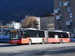 (269'455) - TMR Martigny - Nr. 153/VS 196'364 - MAN am 29. November 2024 beim Bahnhof Martigny