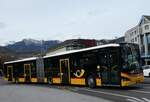 (283'451) - PostAuto Wallis - Nr. 86/VS 548'726/PID 11'889 - MAN am 23. Dezember 2025 beim Bahnhof Sion