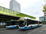 (256'298) - VBZ Zrich - Nr. 450/ZH 907'450 - Volvo am 21. Oktober 2023 beim Bahnhof Zrich Oerlikon