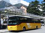 (266'052) - Aus der Schweiz: PostAuto Wallis - VS 705/PID 11'910 - Iveco am 20. August 2024 beim Bahnhof Domodossola