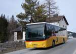 (272'406) - PostAuto Graubnden - GR 179'717/PID 11'407 - Iveco am 22. Februar 2025 in Lantsch/Lenz, Biathlon-WM