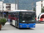 (266'011) - Koch, Giswil - Nr. 111/OW 29'122 - MAN (ex TPN Nyon Nr. 111) am 19. August 2024 beim Bahnhof Meiringen