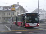 (271'384) - PostAuto Bern - BE 489'253/PID 12'335 - MAN (ex Dr. Richard, A-Wien Nr. 1421) am 21. Januar 2025 beim Bahnhof Worb Dorf