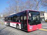 (272'095) - TRAVYS Yverdon - Nr. 111/VD 1257 - MAN am 15. Februar 2025 beim Bahnhof Yverdon