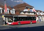 (272'246) - PostAuto Bern - BE 403'166/PID 12'336 - MAN (ex Dr. Richard, A-Wien Nr. 1411) am 18. Februar 2025 beim Bahnhof Interlaken Ost