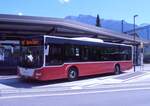 (277'944) - PostAuto Bern - BE 403'166/PID 12'336 - MAN (ex Dr. Richard, A-Wien Nr. 1411) am 18. Juli 2025 beim Bahnhof Sarnen