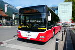 (279'461) - PostAuto Bern - BE 654'090/PID 12'339 - MAN (ex Dr. Richard, A-Wien Nr. 1419) am 26. August 2025 beim Bahnhof Interlaken Ost
