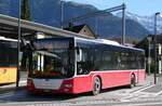 (281'868) - PostAuto Bern - BE 90'275/PID 12'337 - MAN (ex Dr. Richard, A-Wien Nr. 1413) am 28. Oktober 2025 beim Bahnhof Sarnen