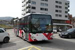 (285'254) - CarPostal Ouest - JU 52'455/PID 11'331 - Solaris am 6. M�rz 2026 beim Bahnhof Moutier