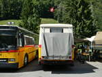(254'015) - Toldo, Zrich - ZH 124'701 - Saurer/R&J (ex Peter, Pfaffnau) am 19. August 2023 in Hoch-Ybrig, Talstation Weglosen