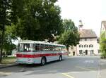 (255'376) - Borer, Neuhausen - Nr. 7/SH 19'684 - Saurer/Tscher (ex Heiniger, Btzberg; ex ASS Schleitheim Nr. 22; ex ASS Schleitheim Nr. 7) am 17. September 2023 in Gchlingen, Dorf