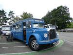 (265'814) - VBZ Zrich (TMZ) - Nr. 9/ZH 5609 - Saurer/SWS (ex Bamert, Wollerau; ex BBA Aarau Nr. 1; ex VBZ Zrich Nr. 209; ex VBZ Zrich Nr. 9) am 17. August 2024 in Neuhausen, Langriet